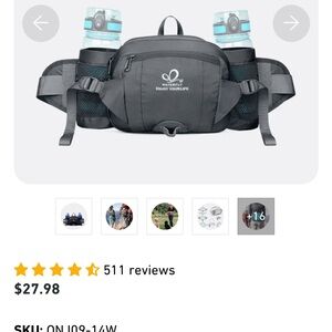 Hiking  Pack Lumbar Belt Hiking Walking Running Jogging Camping.